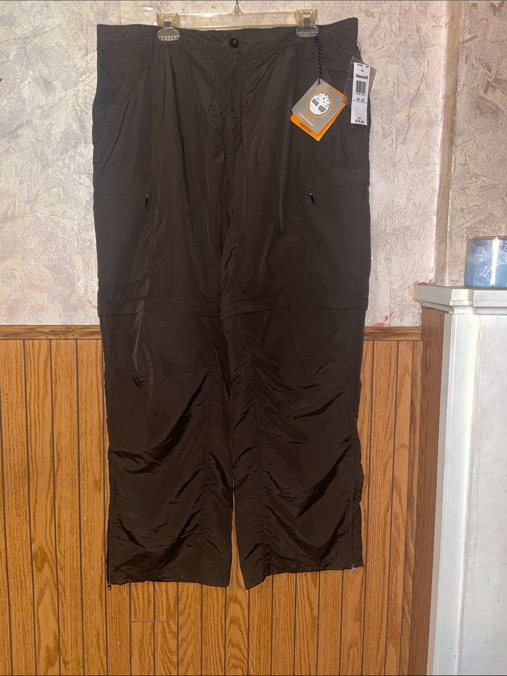 Brown timberland cadion conversion pants (40/32)(nwt)